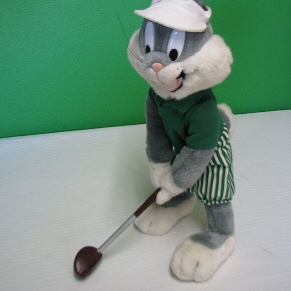 Vintage Bugs Bunny Golfer 50th Anniv. Plushie - Picture 1 of 8